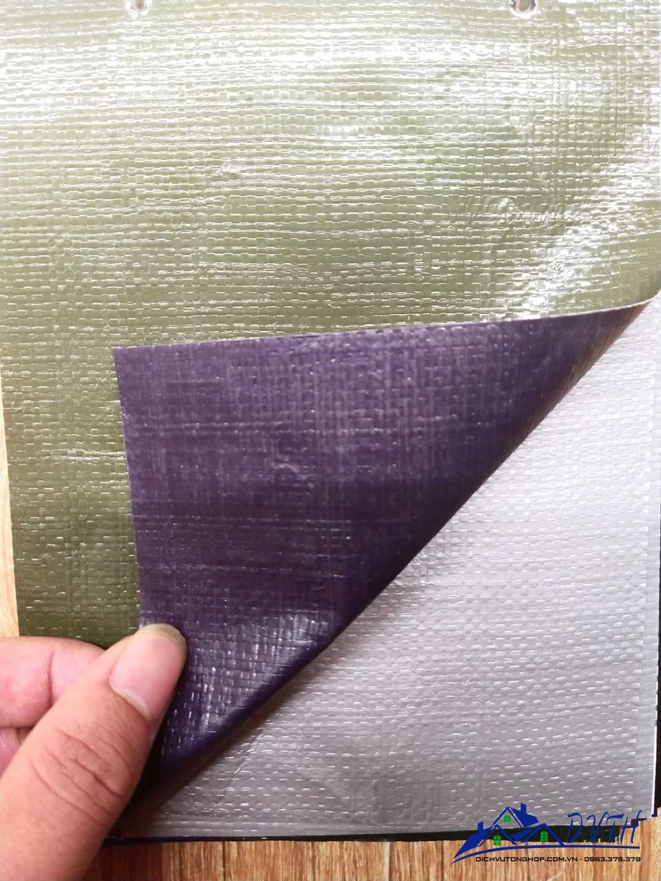 Bạt nhựa xanh cam tại Vĩnh Phúc